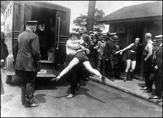 (Source 13) Women in Chicago being arrested in 1922